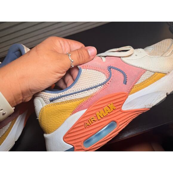Nike Air Max Excee Mens’s Sneakers Pink Blue Yellow White Running Shoes Size 11 main image 11